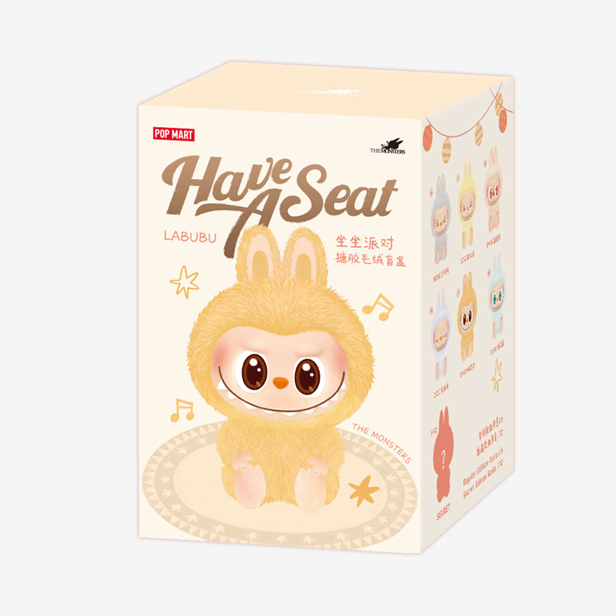 THE MONSTERS LABUBU - Have a Seat Vinyl Plush Blind Box