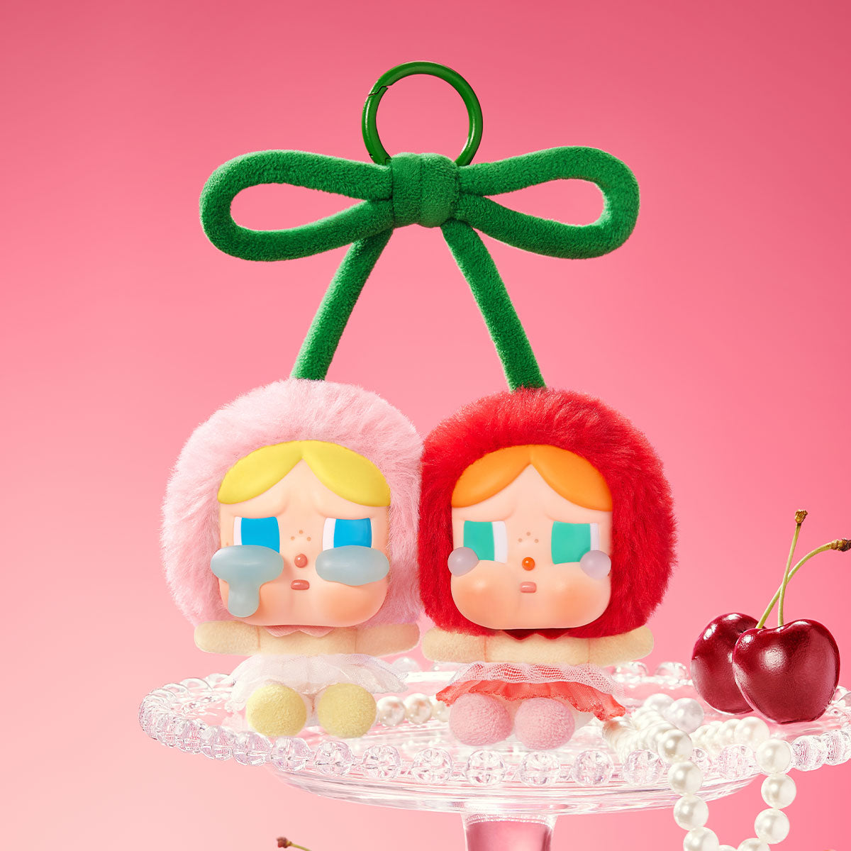 CRYBABY Crying For Love Series-Vinyl Plush Hanging Card (Love You Cherry Much) (Black Friday Sale 🌟)