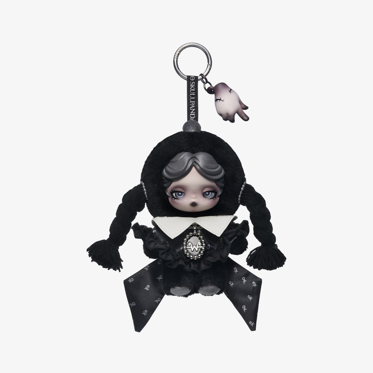SKULLPANDA × Wednesday Plush(Classic Dress Version)