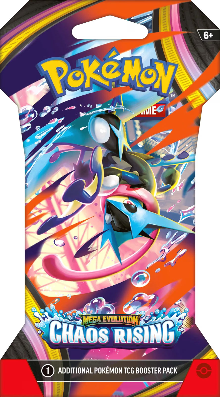 Pokémon TCG: Mega Evolution-Chaos Rising Sleeved Booster Pack (10 Cards)