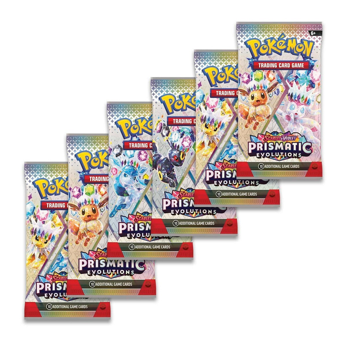 Pokémon TCG: Scarlet & Violet-Prismatic Evolutions Booster Pack (10 Cards)