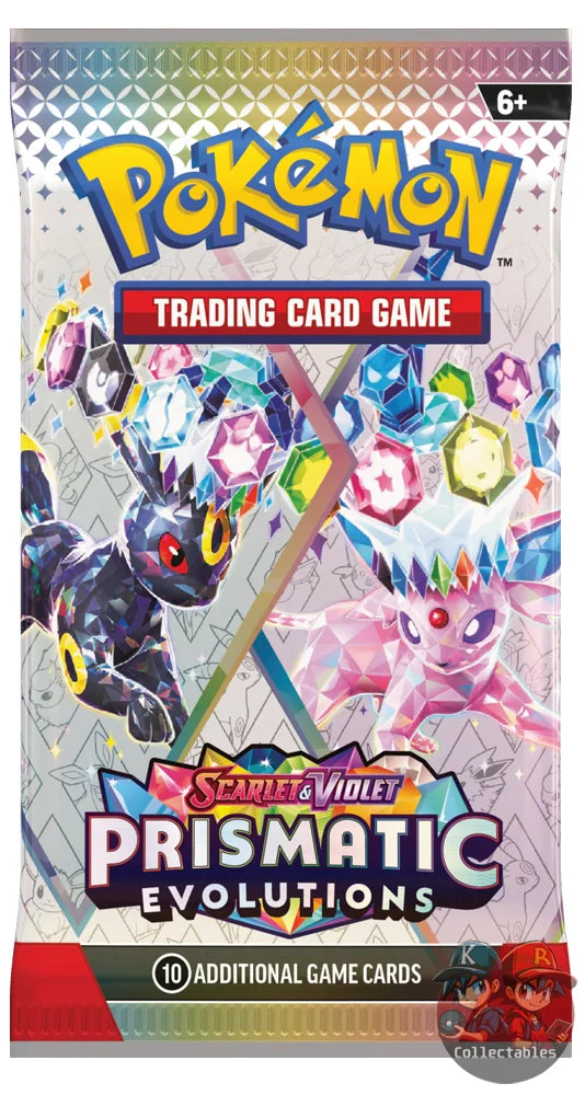 Pokémon TCG: Scarlet & Violet-Prismatic Evolutions Booster Pack (10 Cards)