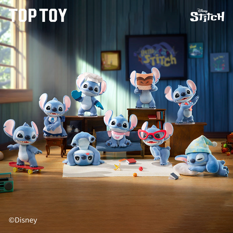 TOPTOY Disney Stitch HELLO Stitch Series Figures Blind Box