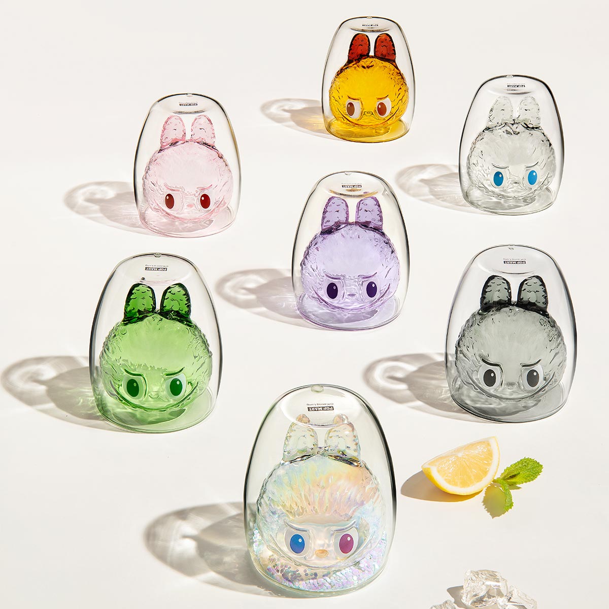 THE MONSTERS LABUBU -CHEERS ! SERIES-Double-walled Glass Blind Box