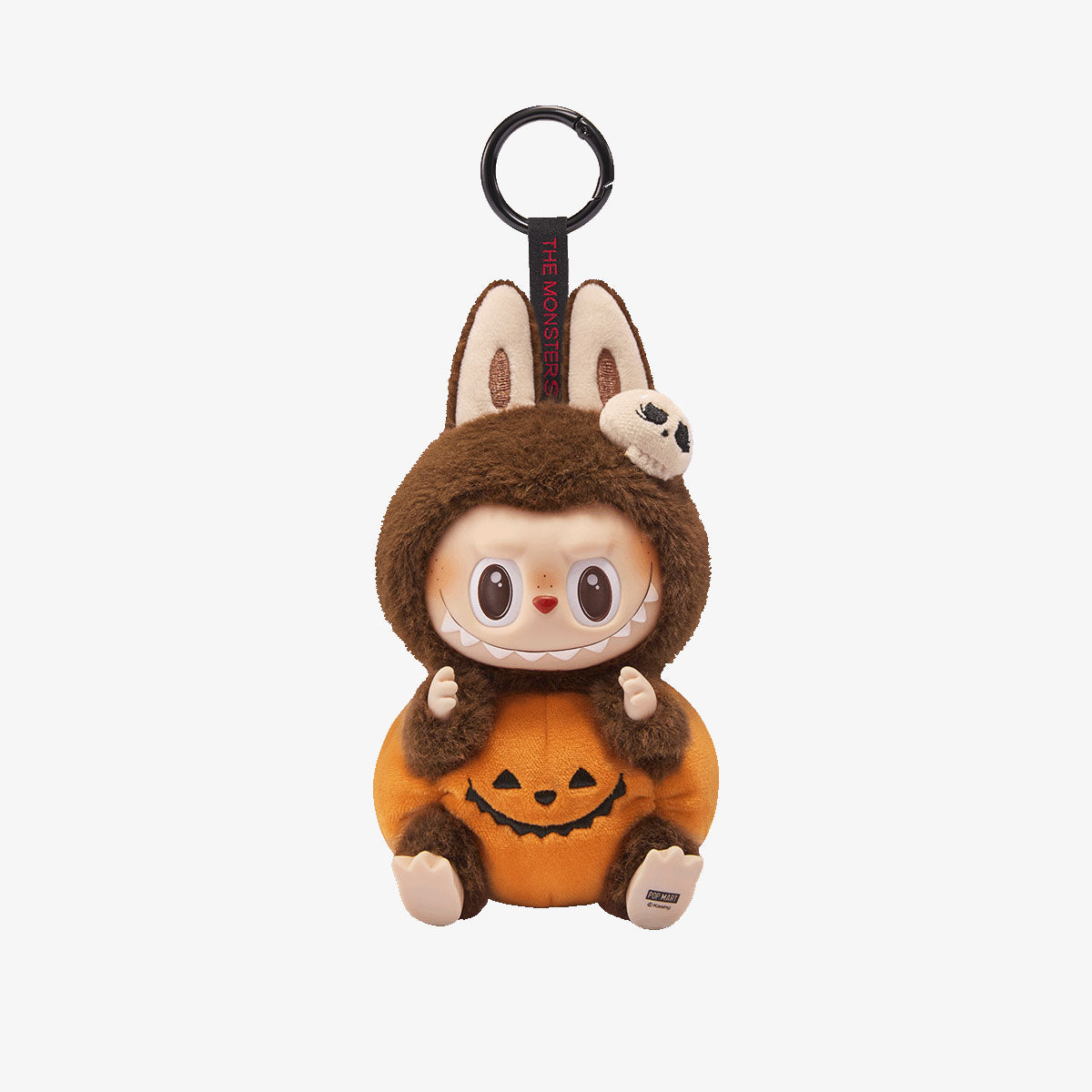 THE MONSTERS LABUBU Happy Halloween Party Series-Sitting Pumpkin Vinyl Plush Pendant