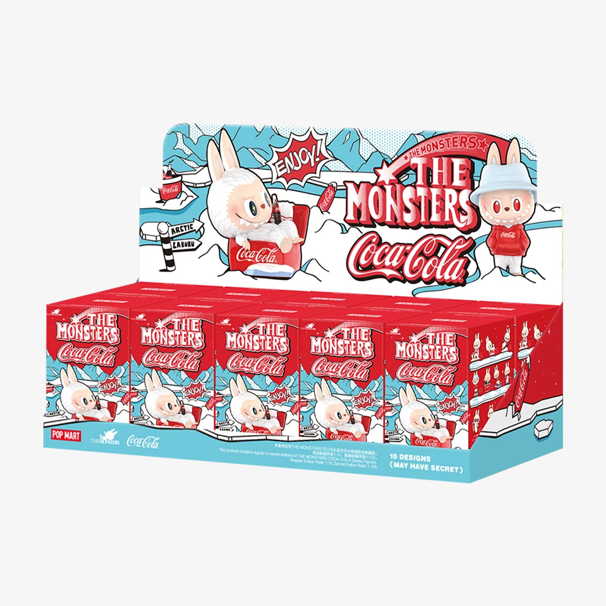 LABUBU Coca-Cola THE MONSTERS 3個 PopMart: The Monsters (Labubu) x Coca-Cola Coke Series