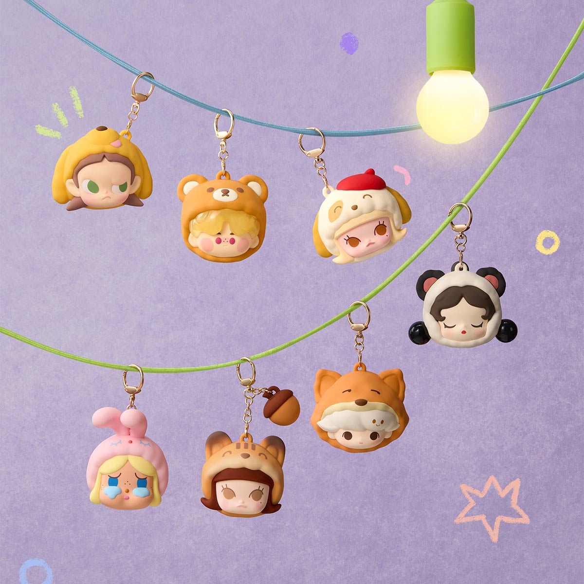 POP BEAN Pajama Party earphone bag