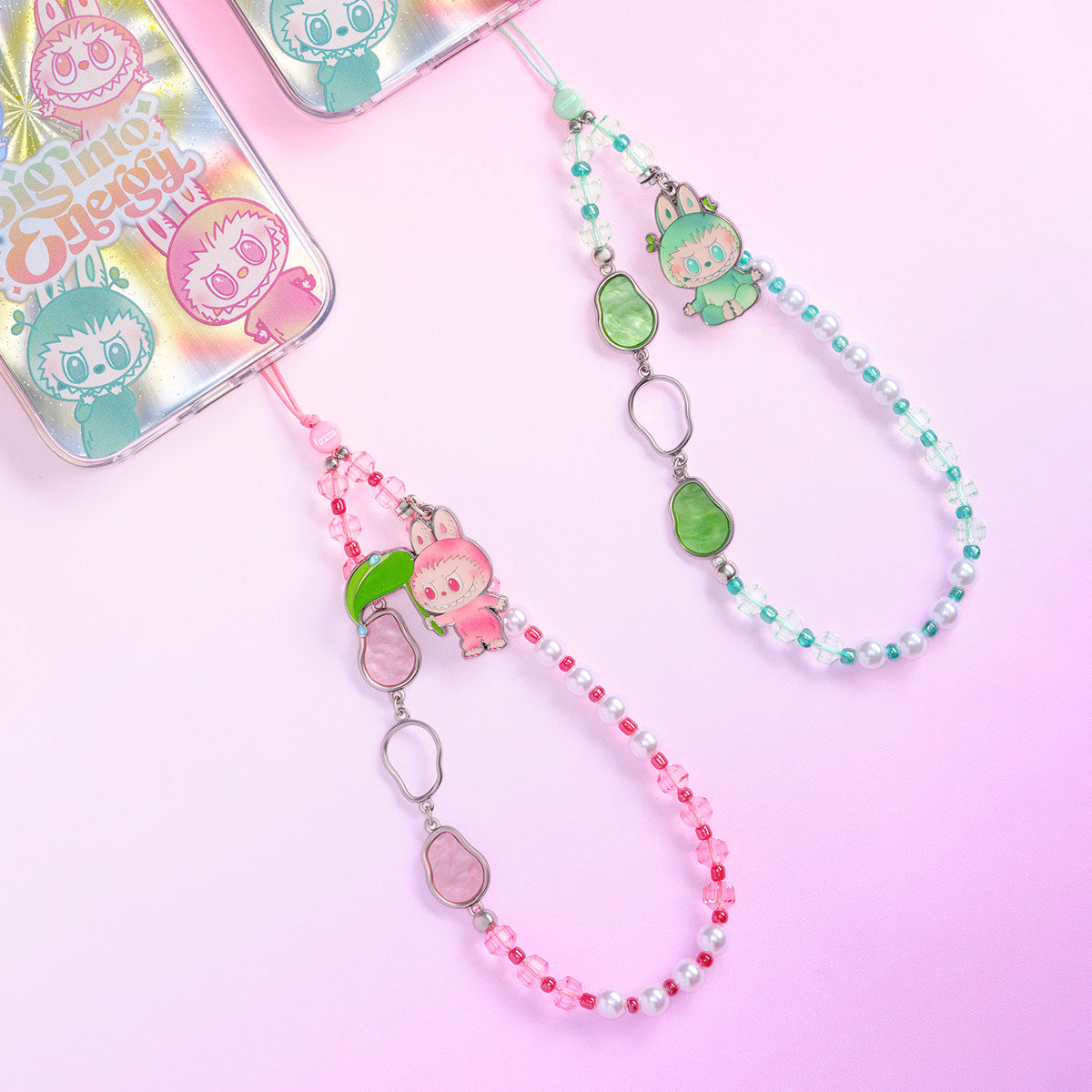 THE MONSTERS LABUBU Big into Energy Series-Phone Charm Blind Box