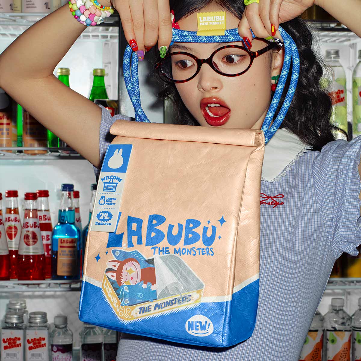 THE MONSTERS LABUBU Wacky Mart Series-Messenger Bag