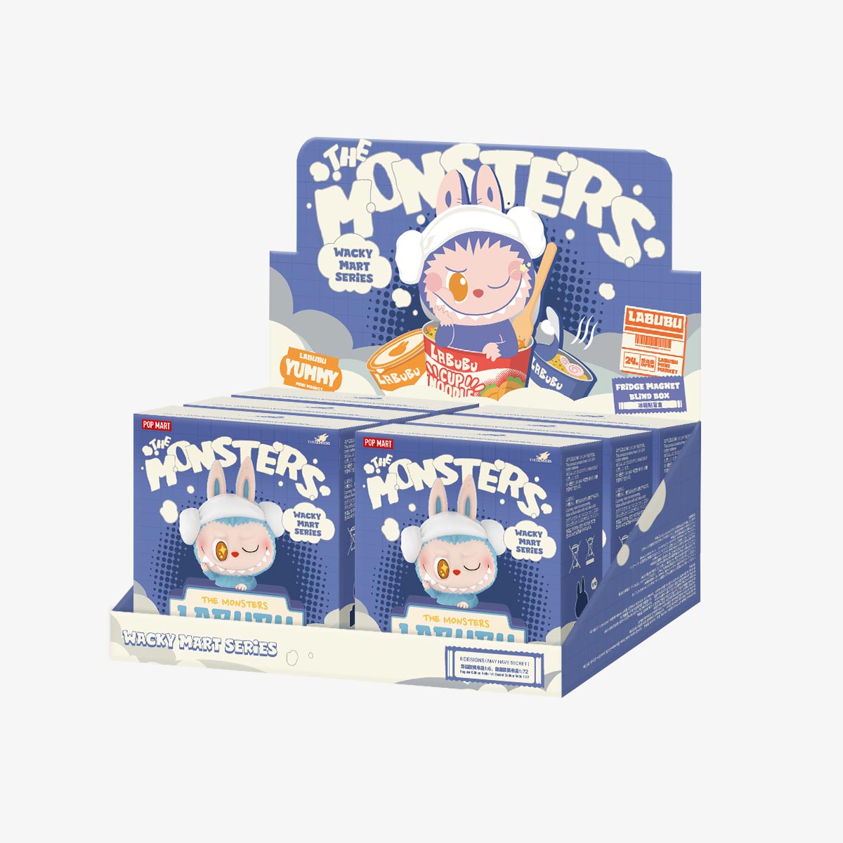THE MONSTERS LABUBU Wacky Mart Series-Fridge Magnet Blind Box