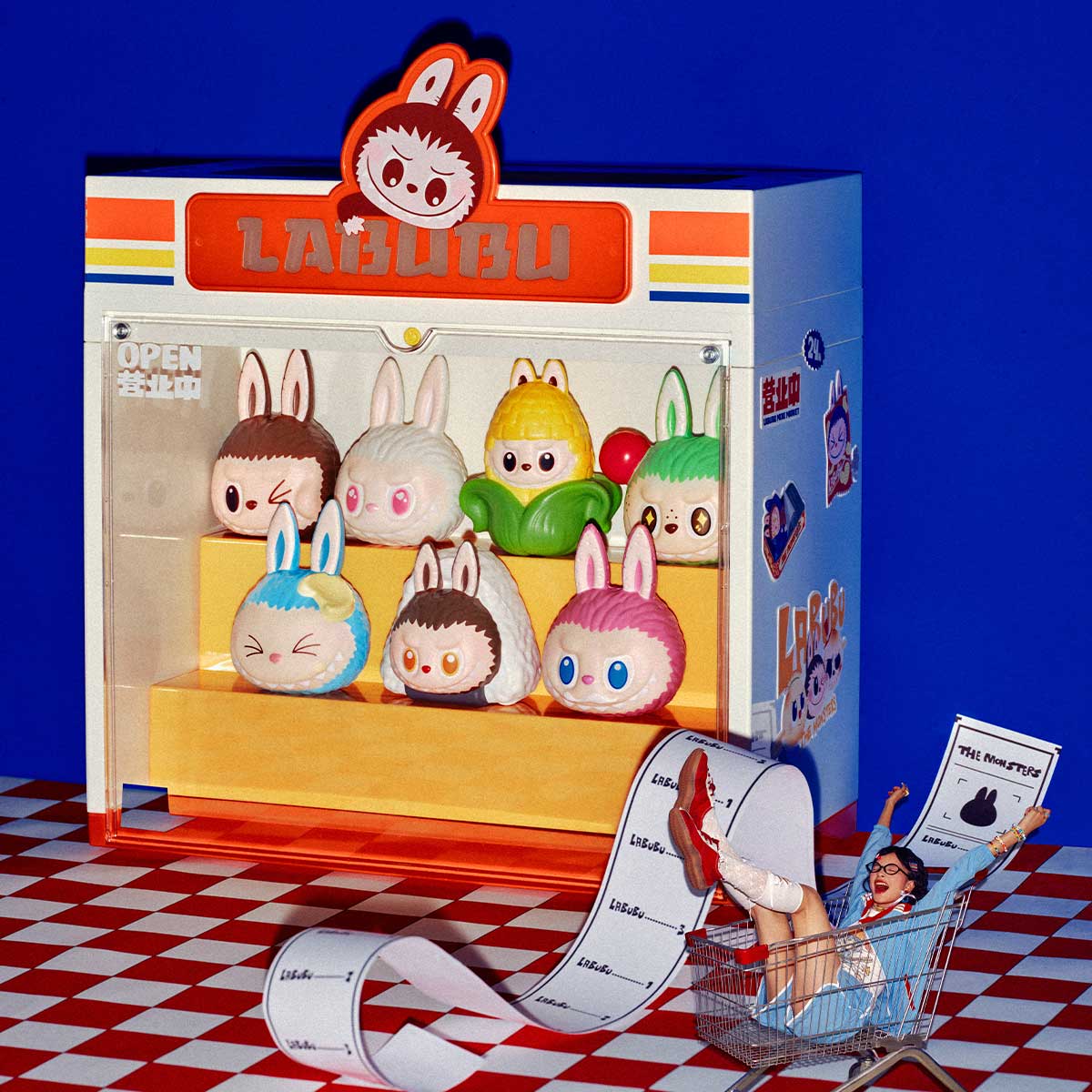 THE MONSTERS LABUBU Wacky Mart Series-Display Container