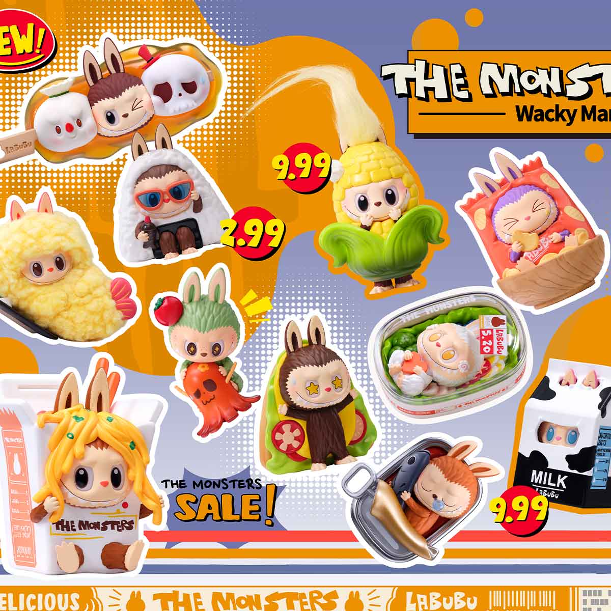 小物・アクセサリー THE MONSTERS Wacky Mart Series THE MONSTERS Wacky Mart Series Figures – VALOR HYPE
