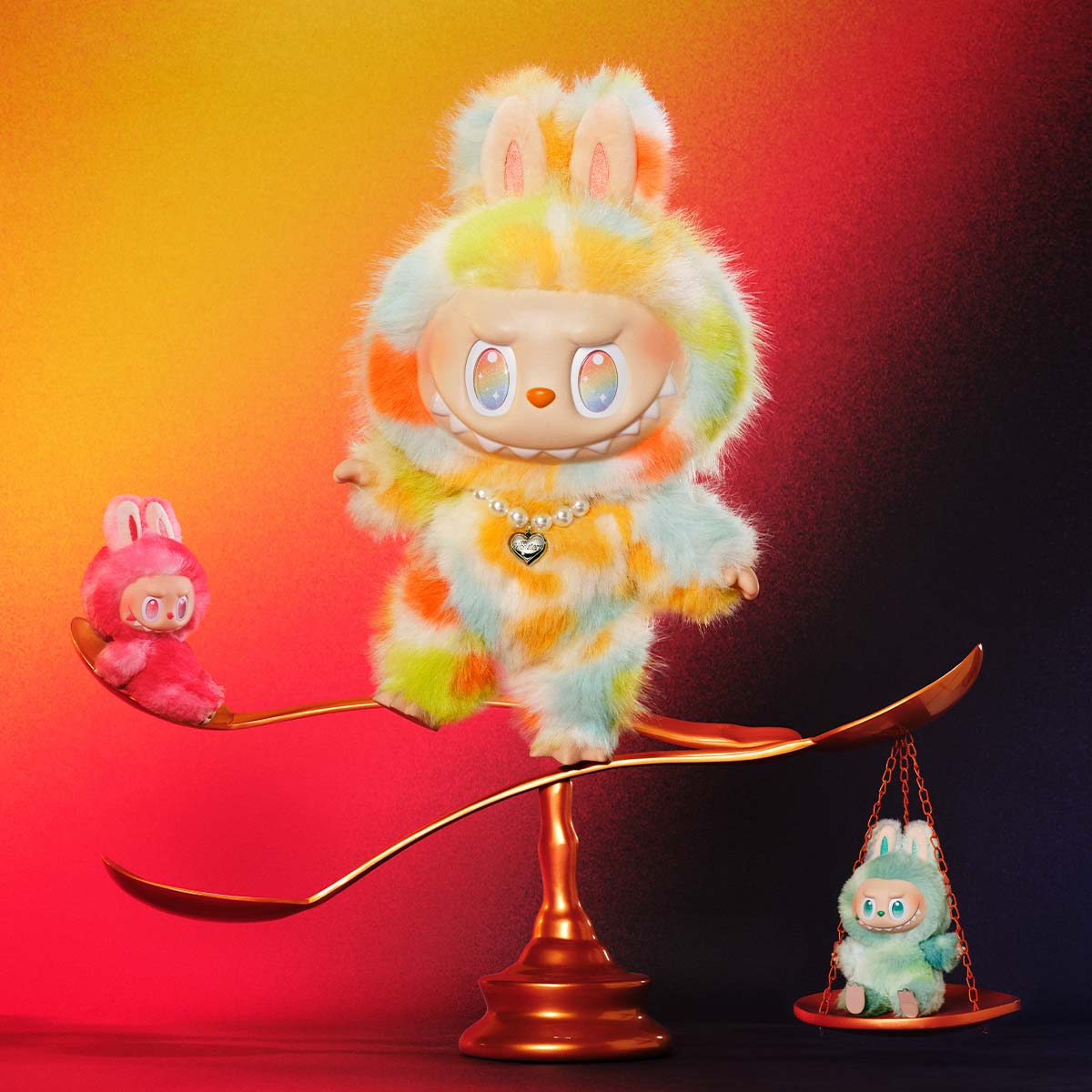 ぬいぐるみ・マスコット LABUBU THE MONSTERS Big into Energy ROCK Pop Mart Labubu The Monsters Big into Energy Series Rock The