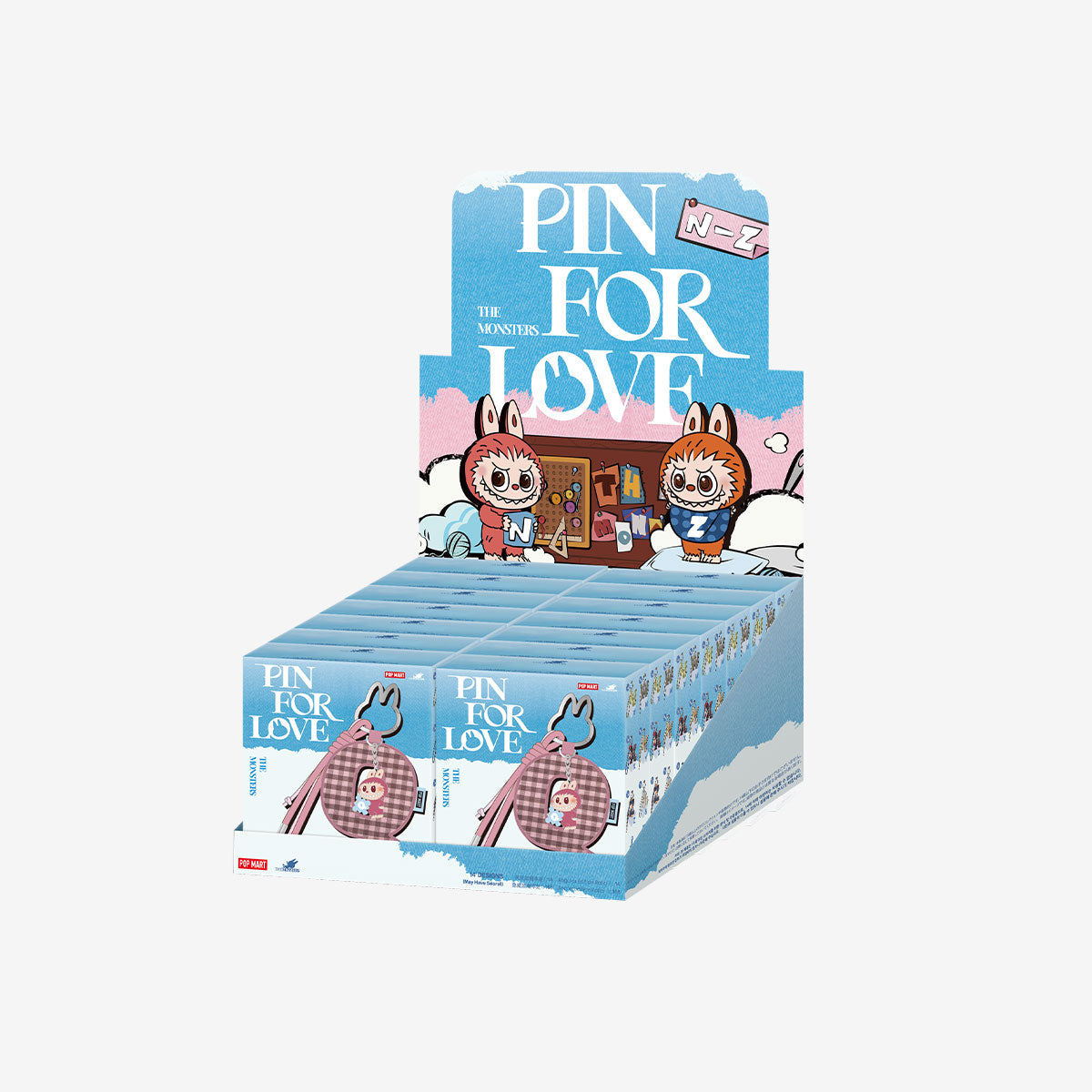 THE MONSTER PIN FOR LOVE アソートボックス(N-Z) THE MONSTERS Pin for Love Series-Vinyl Plush Pendant Blind