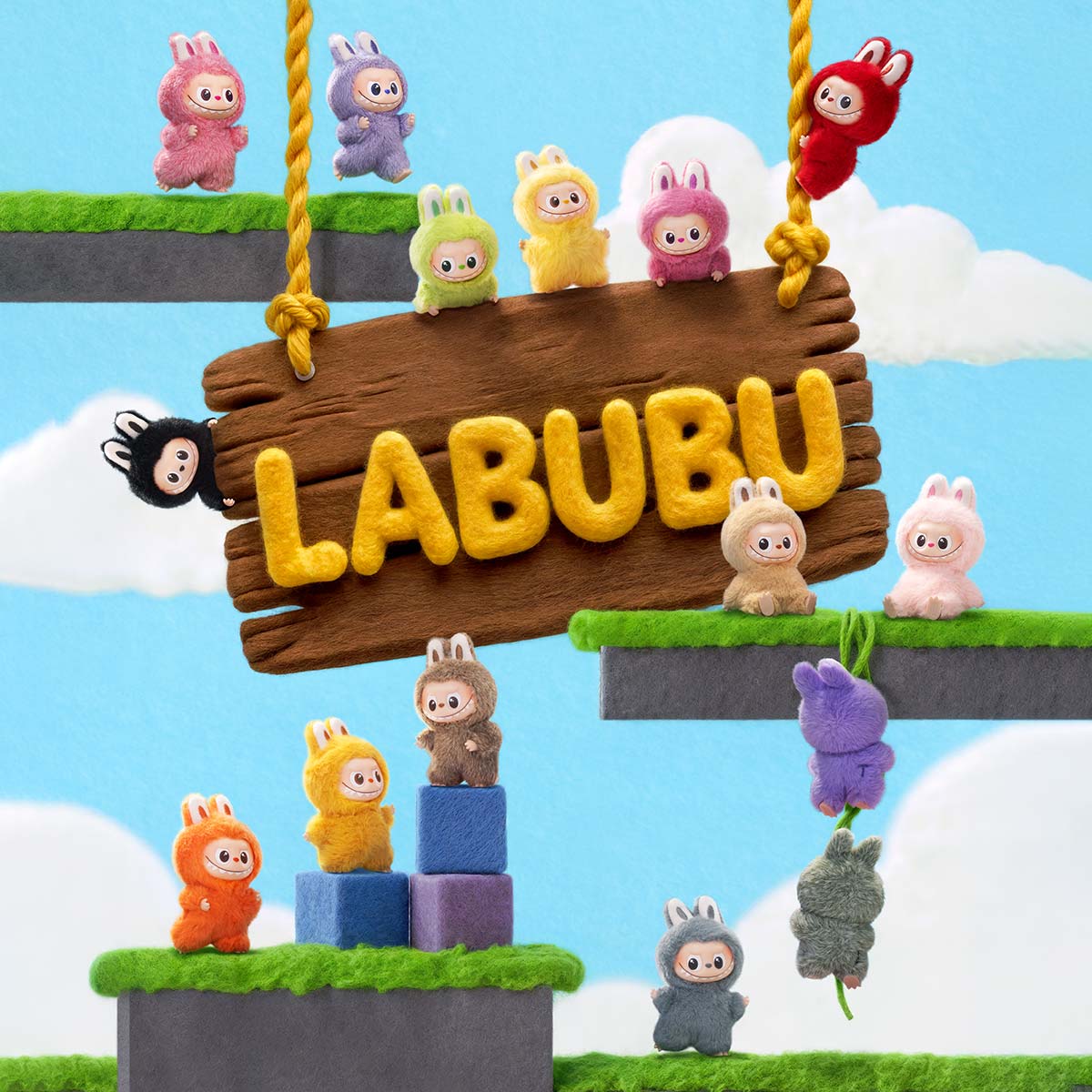 THE MONSTERS LABUBU PIN FOR LOVE SERIES-Vinyl Plush Pendant Blind