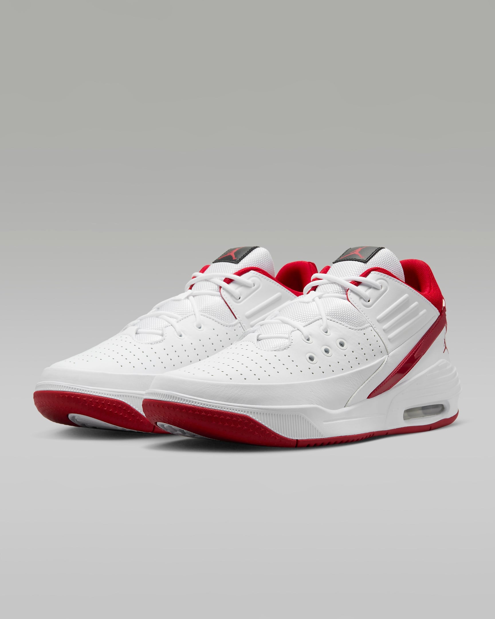 Jordan Max Aura 5 White Cardinal Red