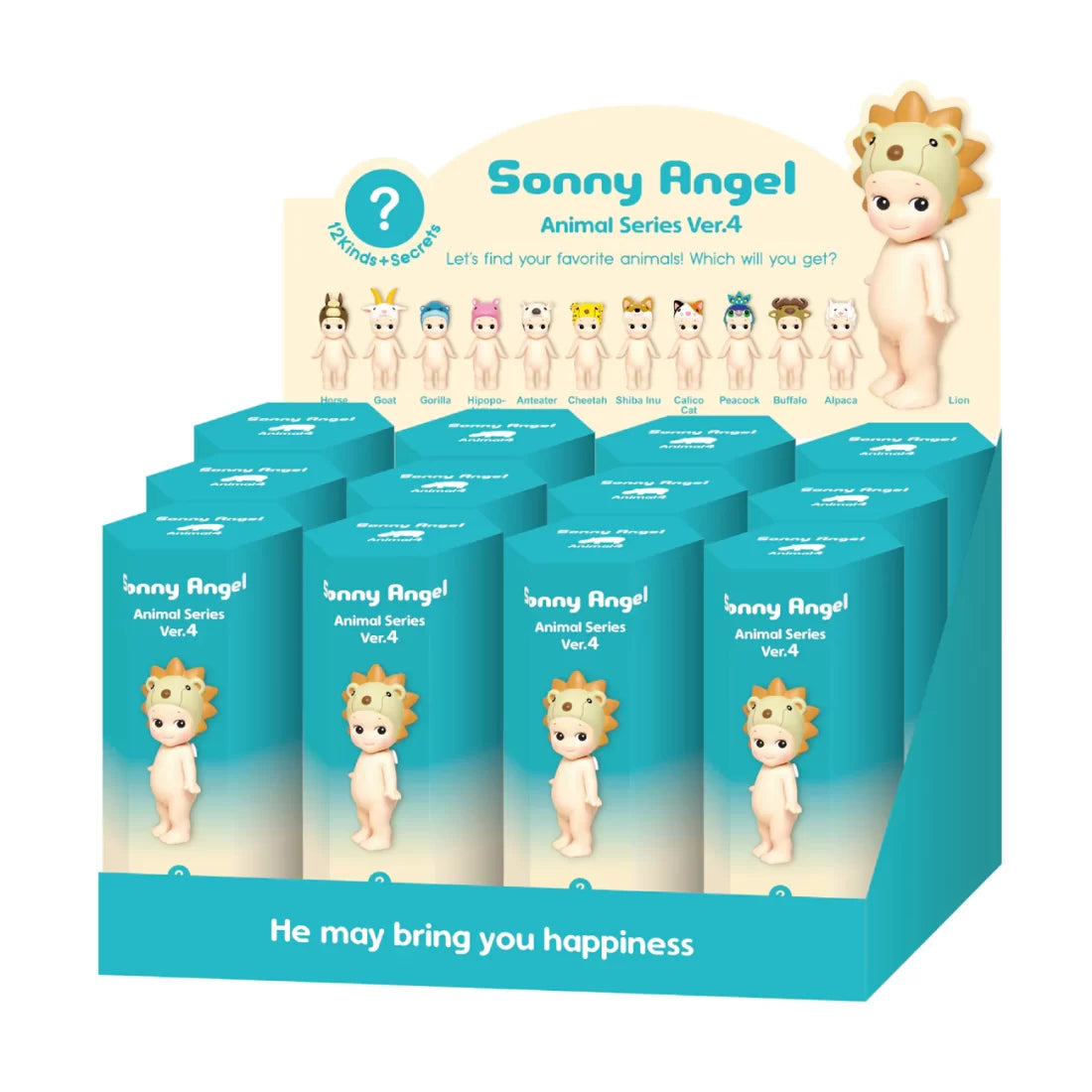 Sonny Angel 動物シリーズ Vol.4 34個セット Authentic Sonny Angel