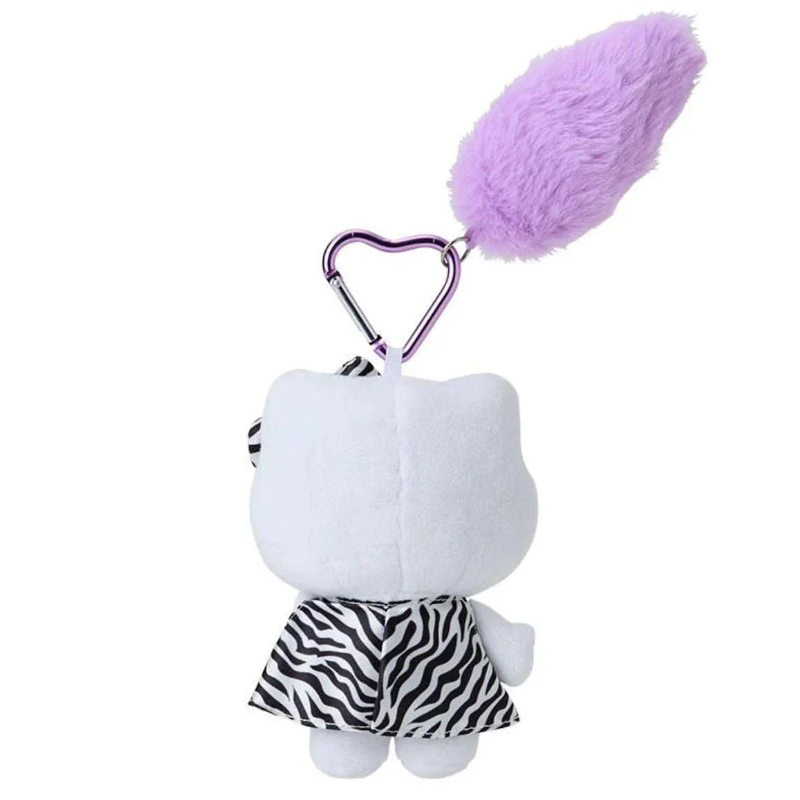 SANRIO x Kiddyland Gogo Gal Hello Kitty Zebra Print Mascot Holder Keychain