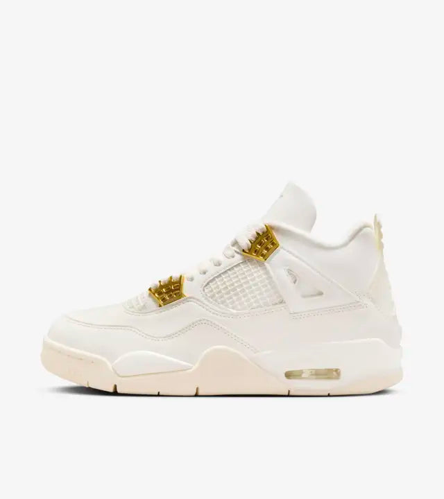 Jordan 4 Retro Metallic Gold (Women's)