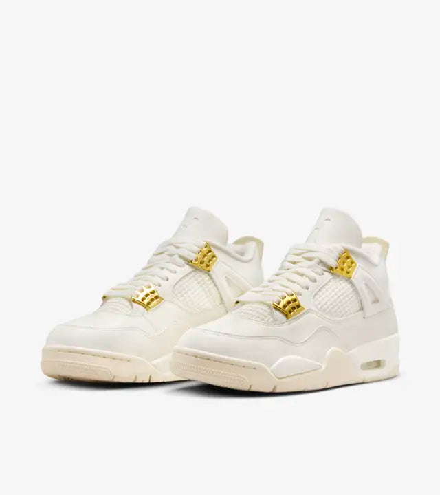 Jordan 4 Retro Metallic Gold (Women's)